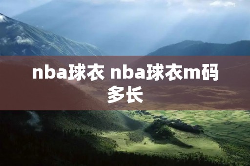 nba球衣 nba球衣m码多长