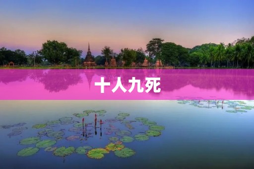 十人九死：探索生命的脆弱与坚韧
