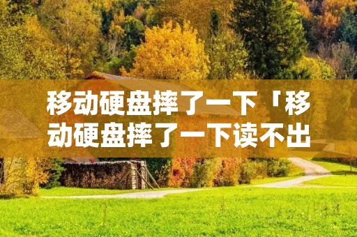 移动硬盘摔了一下「移动硬盘摔了一下读不出来有响声」 移动硬盘摔了一下「移动硬盘摔了一下读不出来有响声」