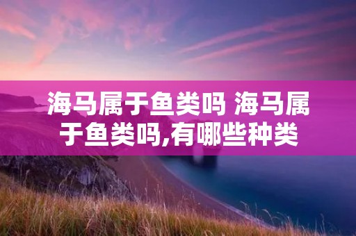 海马属于鱼类吗 海马属于鱼类吗,有哪些种类