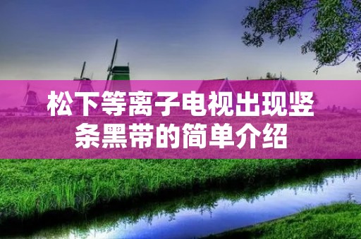 松下等离子电视出现竖条黑带的简单介绍 松下等离子电视出现竖条黑带的简单介绍