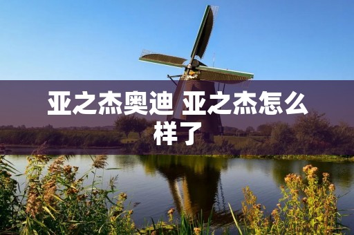 亚之杰奥迪 亚之杰怎么样了