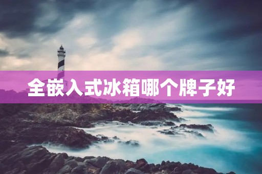 全嵌入式冰箱哪个牌子好 全嵌入式冰箱哪个牌子好