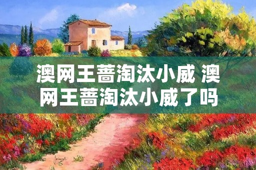 澳网王蔷淘汰小威 澳网王蔷淘汰小威了吗 澳网王蔷淘汰小威 澳网王蔷淘汰小威了吗