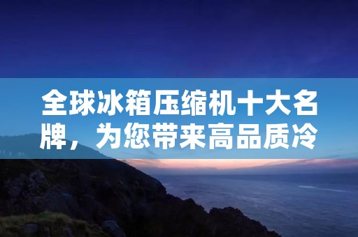 全球冰箱压缩机十大名牌,为您带来高品质冷藏体验 全球冰箱压缩机十大名牌,为您带来高品质冷藏体验