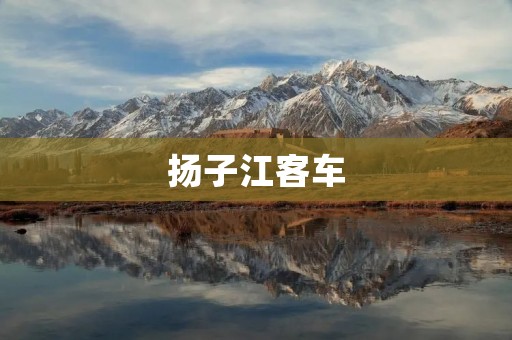 扬子江客车：承载行车安全与旅途美好的信赖伙伴
