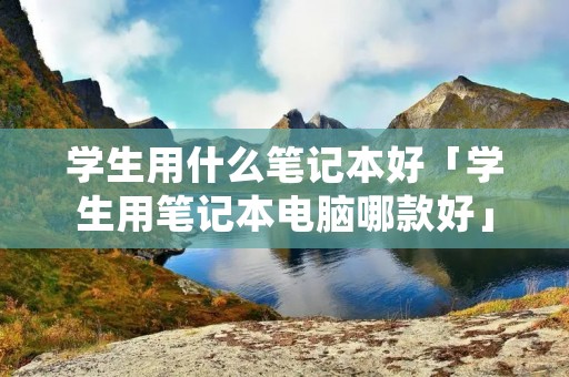 学生用什么笔记本好「学生用笔记本电脑哪款好」