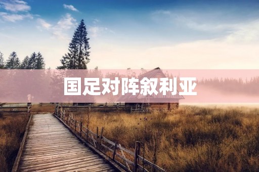 国足对阵叙利亚：艰难的胜利与困境的反思