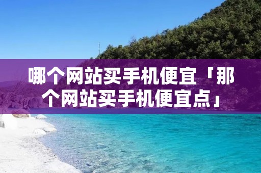 哪个网站买手机便宜「那个网站买手机便宜点」