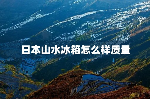 日本山水冰箱怎么样质量:深入剖析其性能和优势 日本山水冰箱怎么样质量:深入剖析其性能和优势