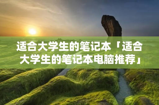 适合大学生的笔记本「适合大学生的笔记本电脑推荐」 适合大学生的笔记本「适合大学生的笔记本电脑推荐」