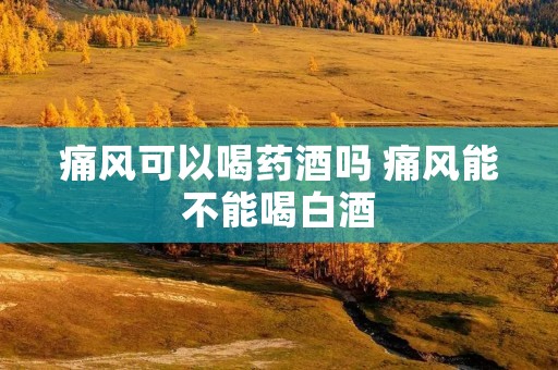 痛风可以喝药酒吗 痛风能不能喝白酒