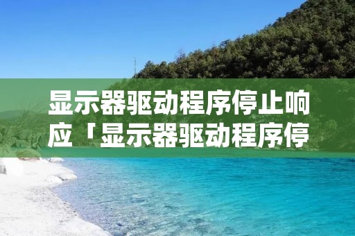 显示器驱动程序停止响应「显示器驱动程序停止响应 并已恢复显卡挂了吗」 显示器驱动程序停止响应「显示器驱动程序停止响应 并已恢复显卡挂了吗」