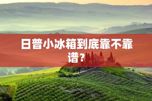 日普小冰箱到底靠不靠谱？