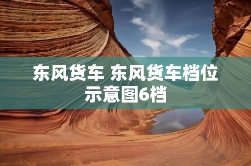 东风货车 东风货车档位示意图6档