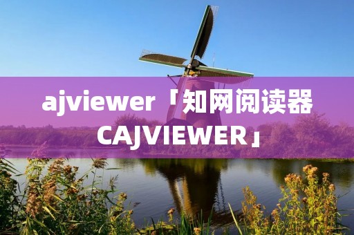 ajviewer「知网阅读器CAJVIEWER」