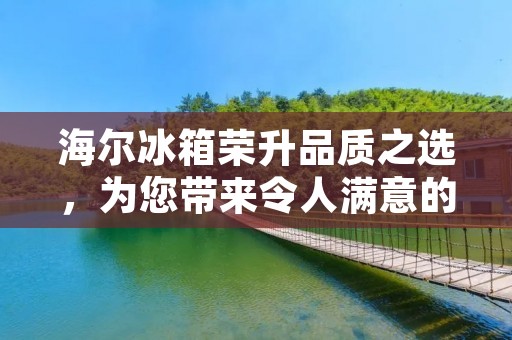 海尔冰箱荣升品质之选，为您带来令人满意的冷藏体验