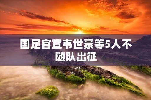 国足官宣韦世豪等5人不随队出征 国足官宣韦世豪等5人不随队出征