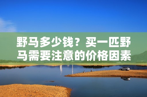 野马多少钱？买一匹野马需要注意的价格因素有哪些？