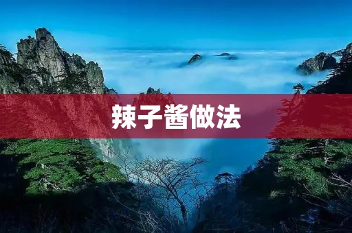 辣子酱做法：传统美味的家常调味品