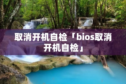 取消开机自检「bios取消开机自检」 取消开机自检「bios取消开机自检」