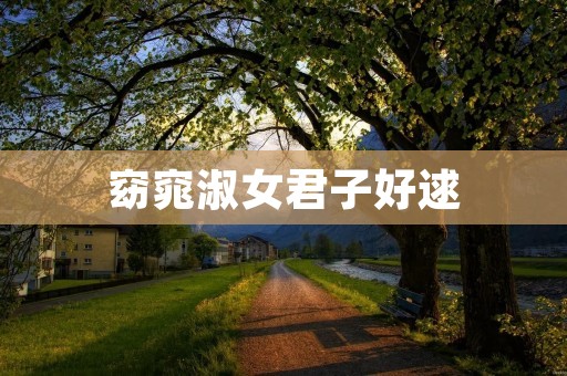 窈窕淑女君子好逑:探寻古代美德与爱情的完美结合