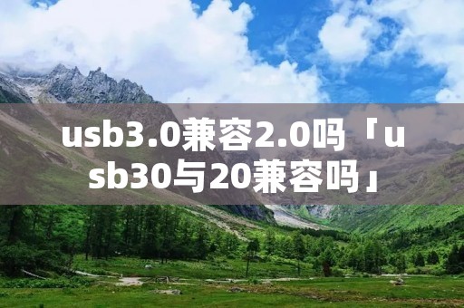 u**3.0兼容2.0吗「u**30与20兼容吗」 u**3.0兼容2.0吗「u**30与20兼容吗」