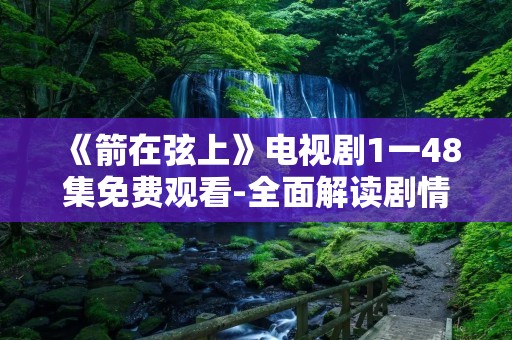 《箭在弦上》电视剧1一48集免费观看-全面解读剧情、人物与背景