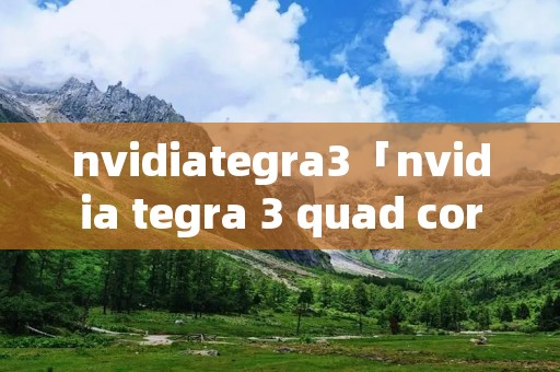 nvidiategra3「nvidia tegra 3 quad core cpu」
