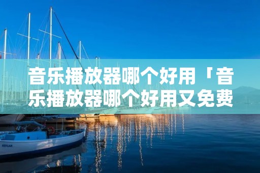 音乐播放器哪个好用「音乐播放器哪个好用又免费」