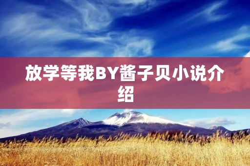 放学等我BY酱子贝小说介绍