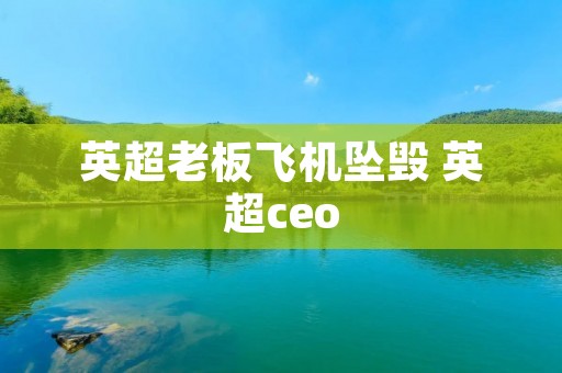 英超老板飞机坠毁 英超ceo