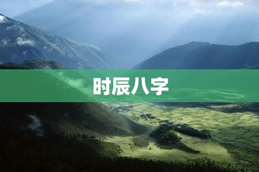 时辰八字:揭秘你的命运密码
