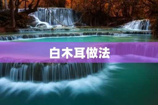 白木耳做法:美味佳肴的制作方法 白木耳做法:美味佳肴的制作方法
