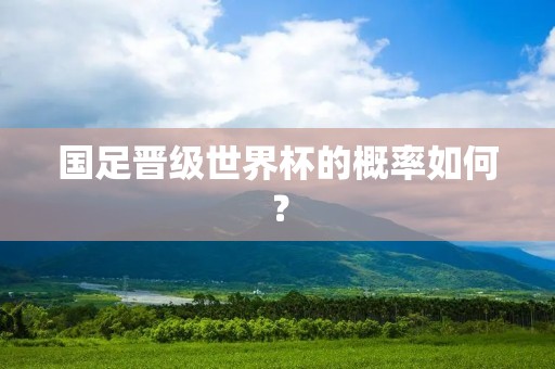 国足晋级世界杯的概率如何？