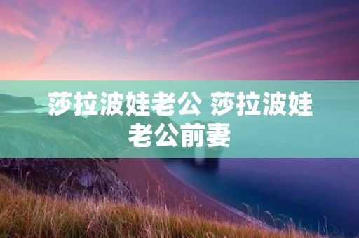 莎拉波娃老公 莎拉波娃老公前妻