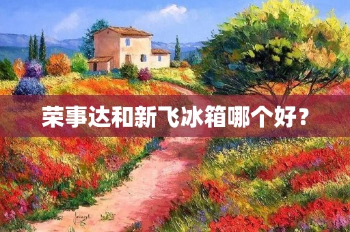 荣事达和新飞冰箱哪个好? 荣事达和新飞冰箱哪个好?