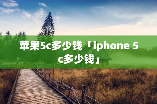 苹果5c多少钱「iphone 5c多少钱」