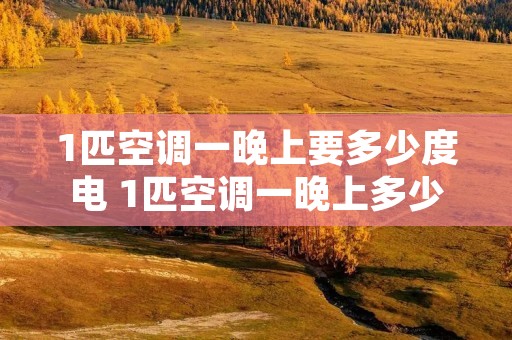 1匹空调一晚上要多少度电 1匹空调一晚上多少度电正常