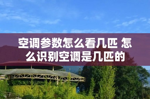 空调参数怎么看几匹 怎么识别空调是几匹的