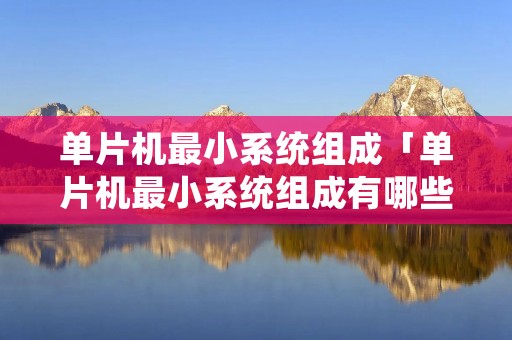 单片机最小系统组成「单片机最小系统组成有哪些」