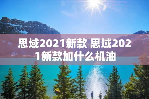 思域2021新款 思域2021新款加什么机油