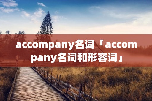 accompany名词「accompany名词和形容词」