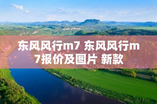 东风风行m7 东风风行m7报价及图片 新款