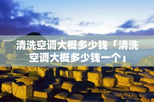 清洗空调大概多少钱「清洗空调大概多少钱一个」