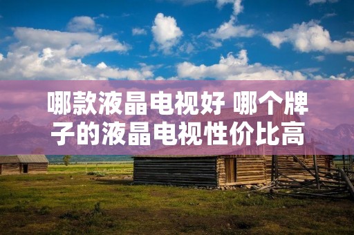 哪款液晶电视好 哪个牌子的液晶电视性价比高 哪款液晶电视好 哪个牌子的液晶电视性价比高