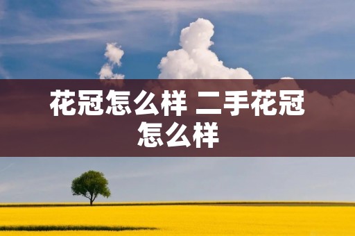 花冠怎么样 二手花冠怎么样