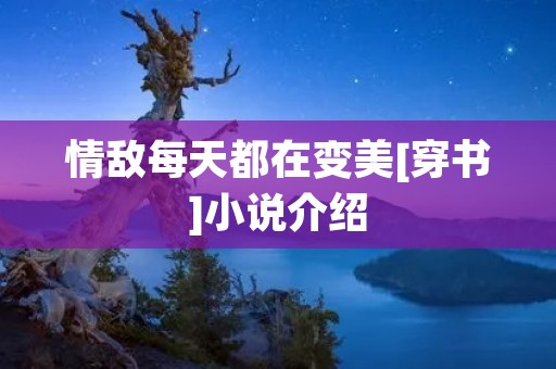 情敌每天都在变美[穿书]小说介绍