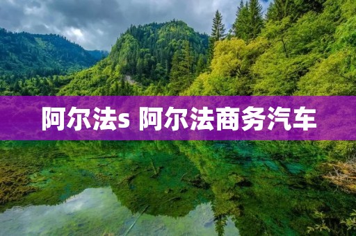 阿尔法s 阿尔法商务汽车