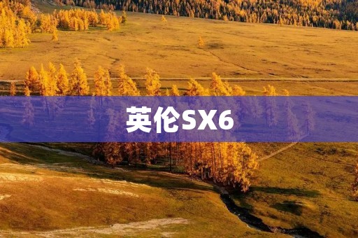 英伦SX6：豪华SUV的新选择